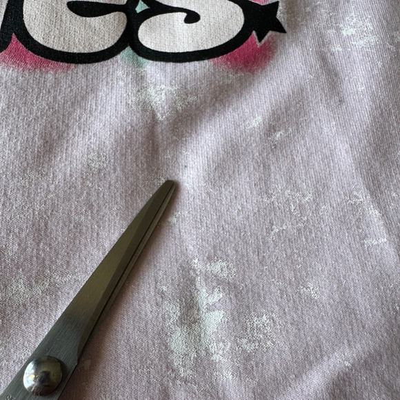 The Beatles Graphic Print Women's Sleeveless Hoodie Pink Medium Drawstring 60s - Picture 11 of 12